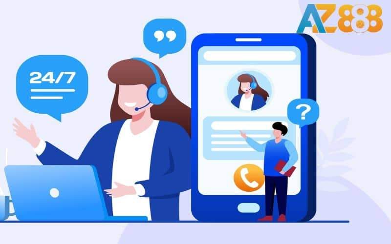 Hỗ trợ khách hàng 24/7 tận tâm nhiệt tình